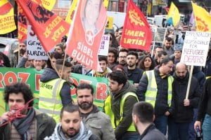 Londra'da Newroz Ateşi Foto: Erem Kansoy
