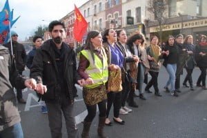 Londra'da Newroz Ateşi Foto: Erem Kansoy