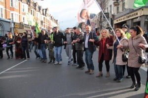 Londra'da Newroz Ateşi Foto: Erem Kansoy