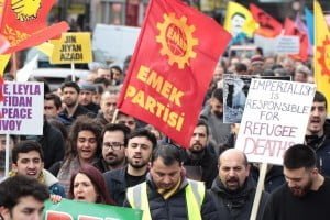 Londra'da Newroz Ateşi Foto: Erem Kansoy