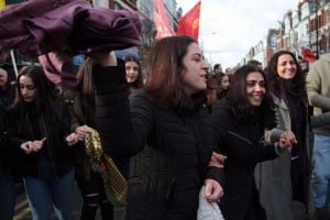 Londra'da Newroz Ateşi Foto: Erem Kansoy