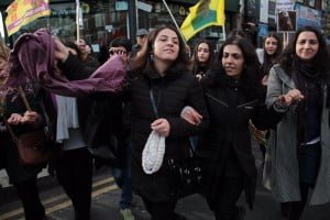 Londra'da Newroz Ateşi Foto: Erem Kansoy