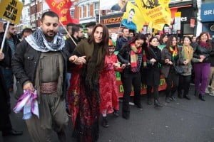 Londra'da Newroz Ateşi Foto: Erem KansoyLondra'da Newroz Ateşi Foto: Erem Kansoy