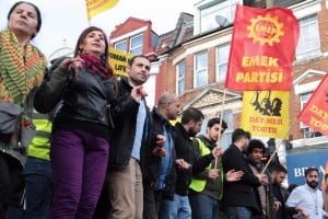 Londra'da Newroz Ateşi Foto: Erem Kansoy