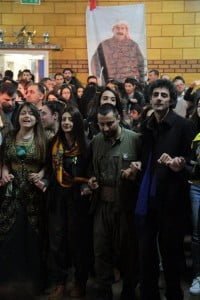 Londra'da Newroz Ateşi Foto: Erem Kansoy