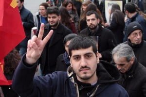 Londra'da Newroz Ateşi Foto: Erem Kansoy