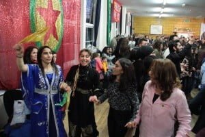 Londra'da Newroz Ateşi Foto: Erem Kansoy