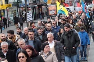 Londra'da Newroz Ateşi Foto: Erem Kansoy