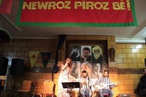 Londra'da Newroz Ateşi Foto: Erem Kansoy