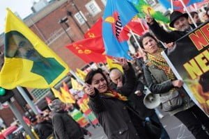 Londra'da Newroz Ateşi Foto: Erem Kansoy