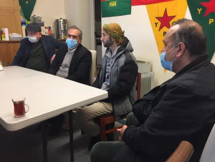 Demokratik Güçbirliği’nden İmam Şiş’e ziyaret Demokratik Güçbirliği’nden İmam Şiş’e ziyaret