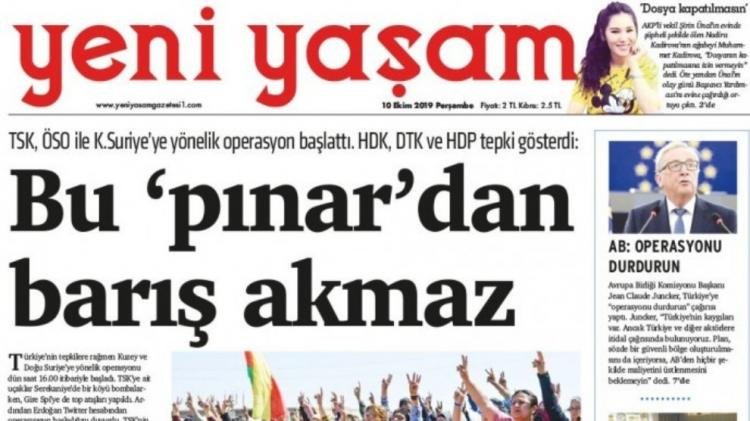 Yeni Yaşam gazetesine dava Yeni Yaşam gazetesine dava