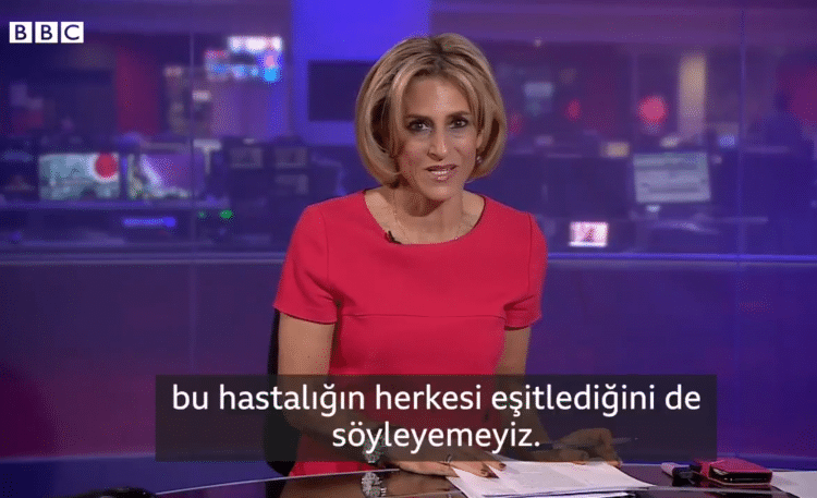 BBC sunucusunun konuşması gündem oldu BBC sunucusunun konuşması gündem oldu