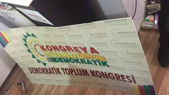 DTK binasına polis baskını: Çok sayıda gözaltı