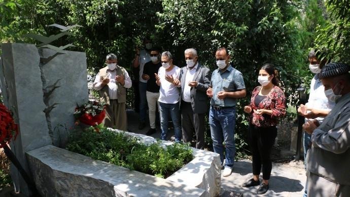 Orhan Doğan kabri başında anıldı Orhan Doğan kabri başında anıldı