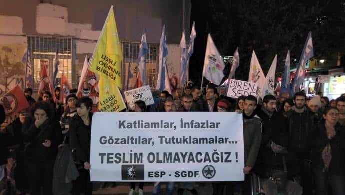 ESP ve SGDF’ye operasyon: Çok sayıda gözaltı ESP ve SGDF’ye operasyon: Çok sayıda gözaltı
