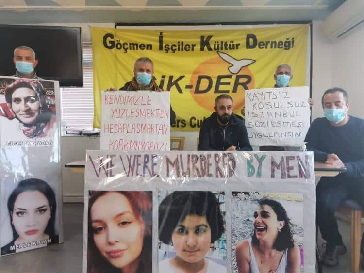 GİK – DER’li Sosyalist Erkekler : “Kadına yönelik şiddetin bütün biçimine karşı isyandayız” GİK – DER’li Sosyalist Erkekler : “Kadına yönelik şiddetin bütün biçimine karşı isyandayız”