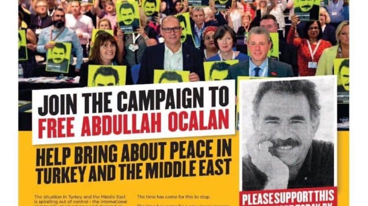 İngiliz sendikalardan Recorder gazetesine ‘Öcalan’ ilanı İngiliz sendikalardan Recorder gazetesine ‘Öcalan’ ilanı