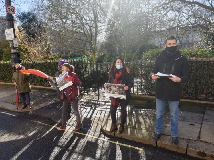 Londra’da Boğaziçi Üniversitesi ile Dayanışma Eylemi