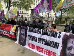 Londra ‘işgal’ ve ‘tecrit’ protestosu