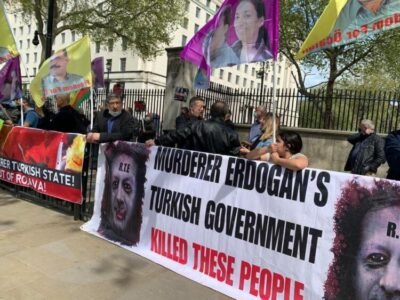Londra ‘işgal’ ve ‘tecrit’ protestosu