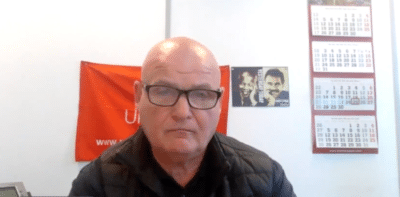 UNITE the UNION Sendikası Uluslararası sorumlularından Tommy Murphy