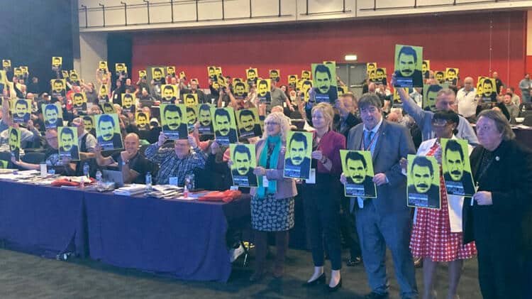 Britanya’nın en büyük sendikasından ‘Öcalan’a özgürlük’ talebi Britanya’nın en büyük sendikasından ‘Öcalan’a özgürlük’ talebi