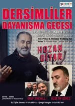 Londra Dersimliler Dayanışma Gecesi 25 Aralık’ta düzenlenecek