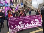 Londra’da kadınlar savaşa, sömürüye, eşitsizliğe karşı isyanda